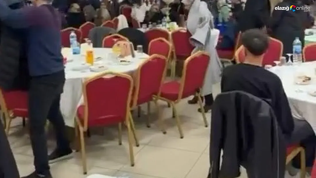 'Deprem oluyor!' diye bağırıp kaçtılar: Baskil'de düğün evinde panik