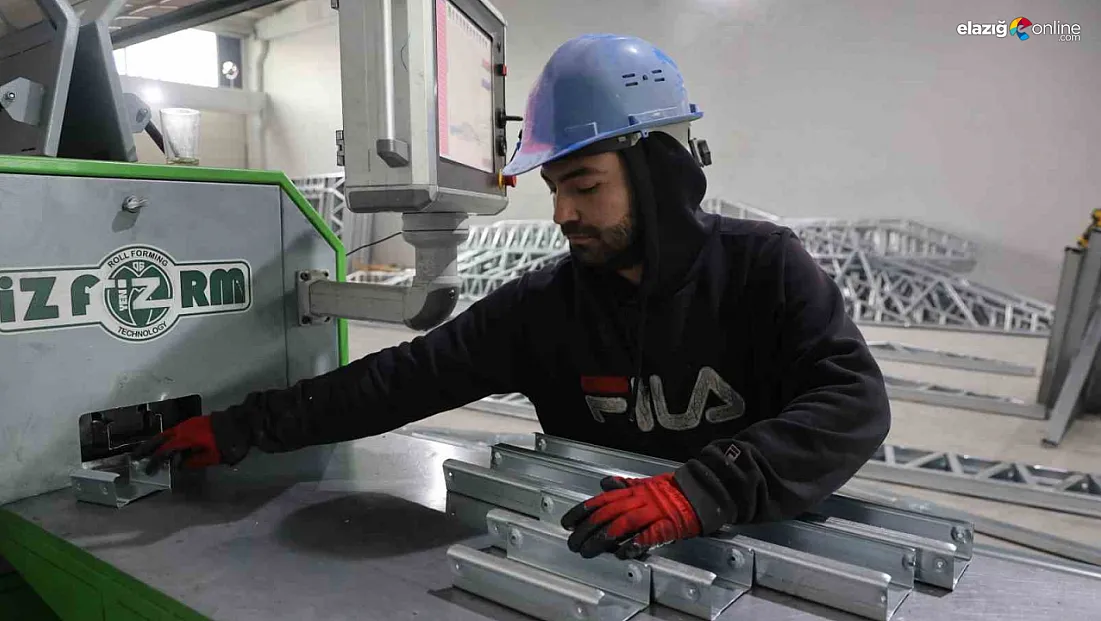 Elazığ’da İki Girişimciden Büyük Hamle! Çelik Ev Fabrikası Hem Üretiyor Hem İstihdam Sağlıyor!