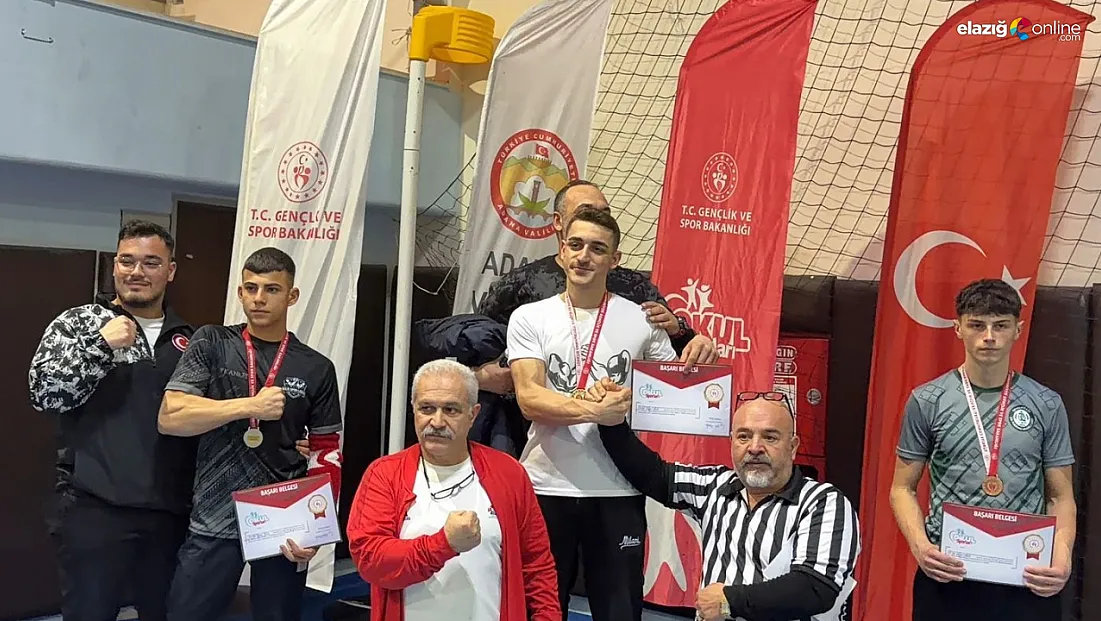 Bileğine güvenenler Adana'da buluştu: Elazığ 6 madalyayla döndü