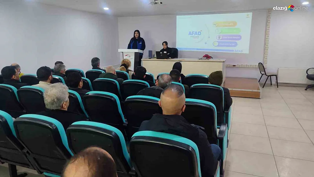 Deprem kuşağındaki Elazığ'da AFAD sahada!