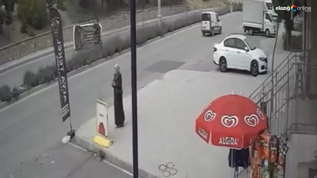 Elazığ’da Yaşanan Trafik Kazası Paniğe Neden Oldu: O Anlar Kamerada!