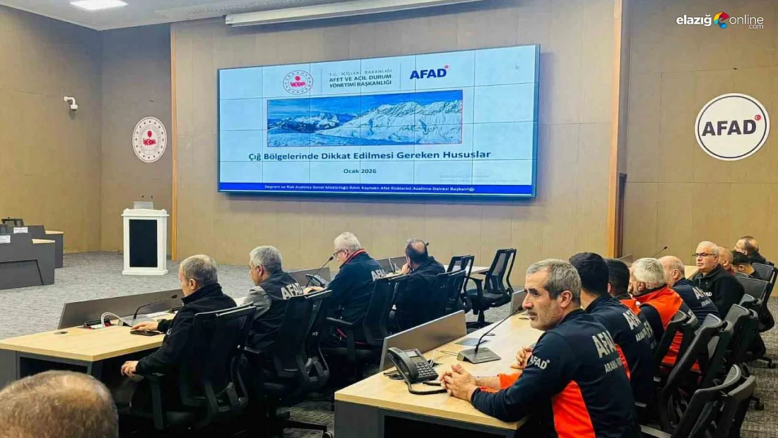 Dağlarda sessiz tehdit! AFAD Elazığ’ın çığ haritasını güncelledi