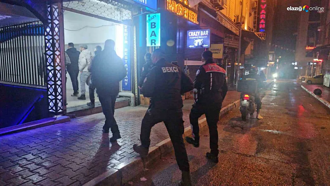 Elazığ’da huzur uygulaması: Eğlence mekanları ve araçlar tek tek arandı