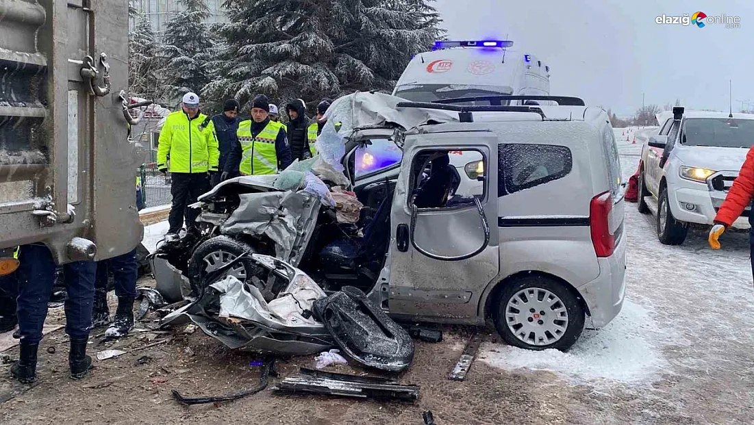 Elazığ'da feci kaza: Çift hayatını kaybetti!