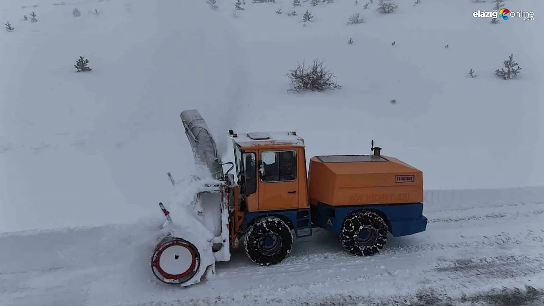 Karla mücadelede tam gaz: 8 köyde hummalı çalışma sürüyor!