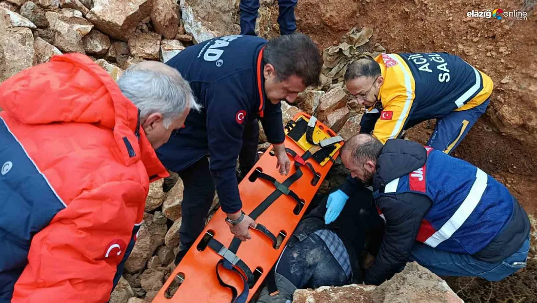 Elazığ’da Kaybolan 75 Yaşındaki Şevki Kurnaz Taşlık Alanda Bulundu
