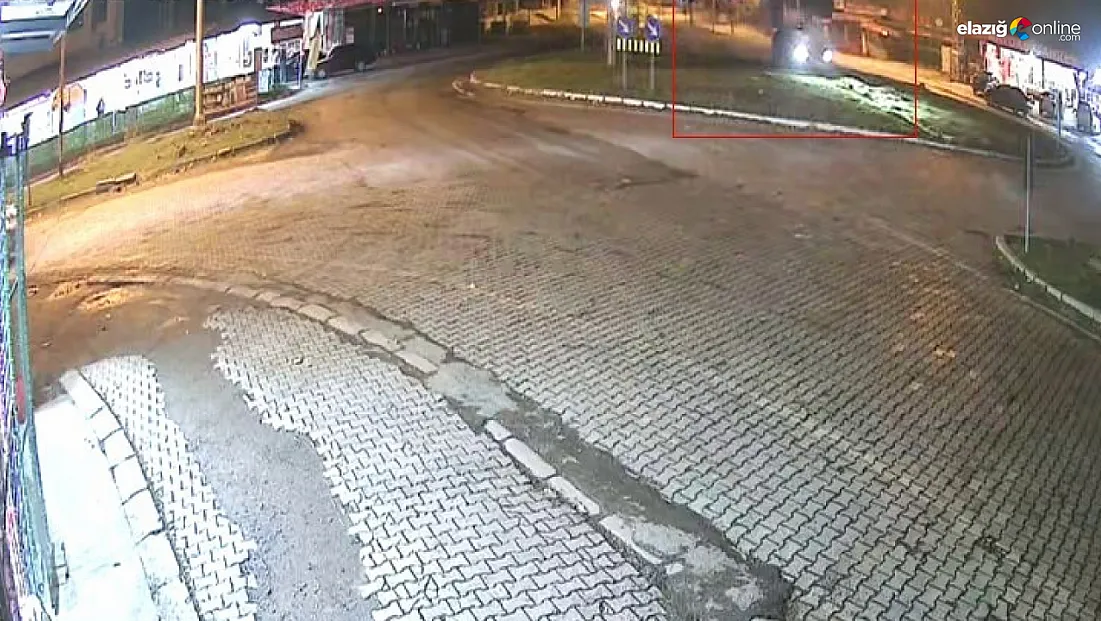 Elazığ’da otomobil refüje çıktı: 1 yaralı