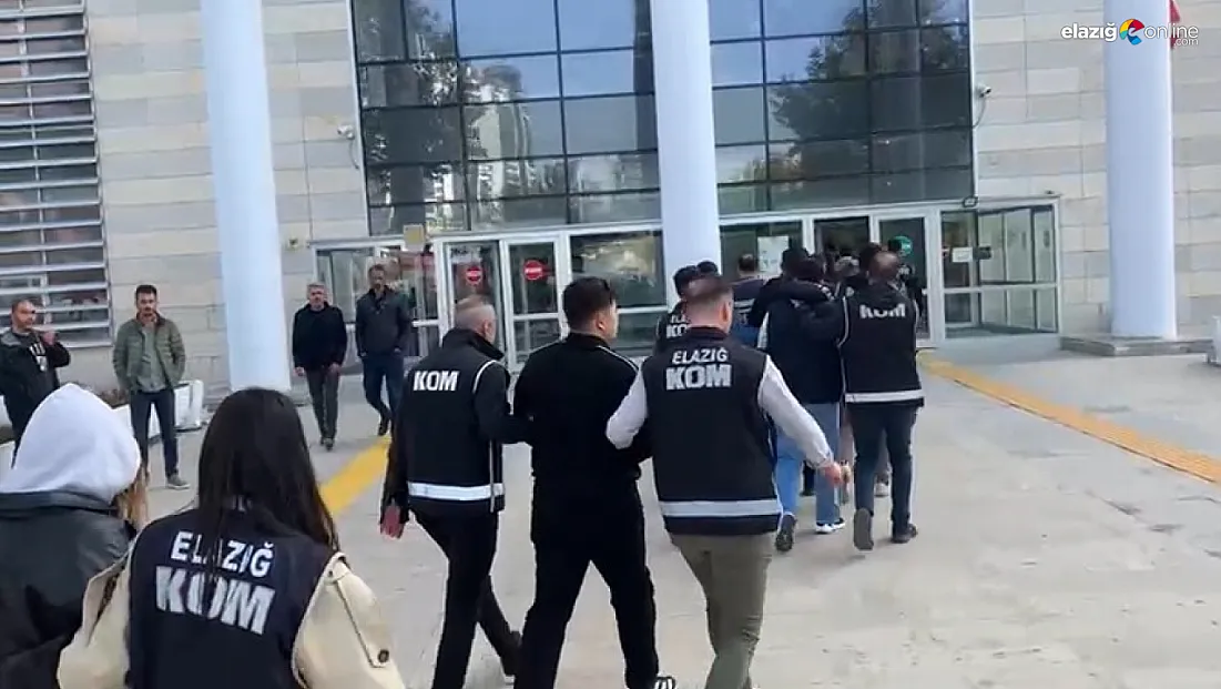 Elazığ Polisi Suç ve Suçlulara Göz Açtırmıyor: 8 Tutuklama!