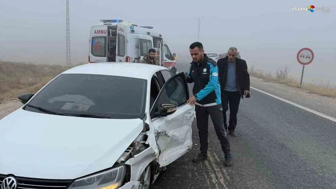 Elazığ-Baskil yolunda sis felaketi: 1 yaralı