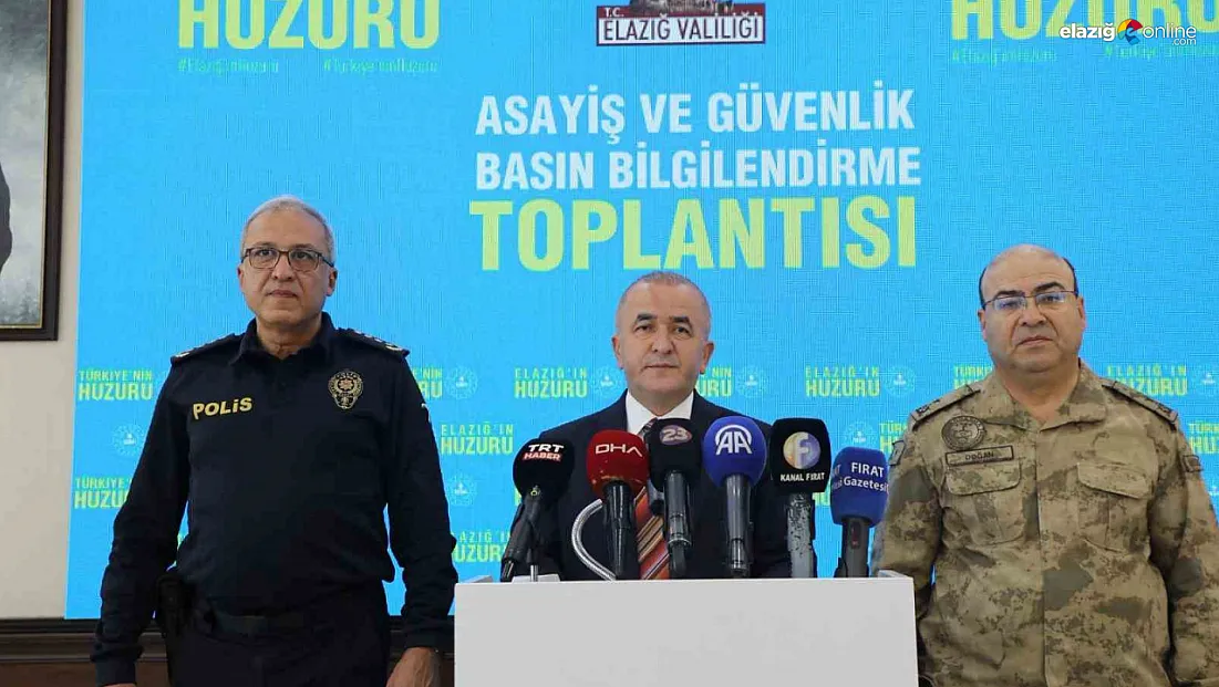 Elazığ’da Asayişte Tarihi Başarı! 2025’te Suçlarda Çarpıcı Düşüş Yaşandı!
