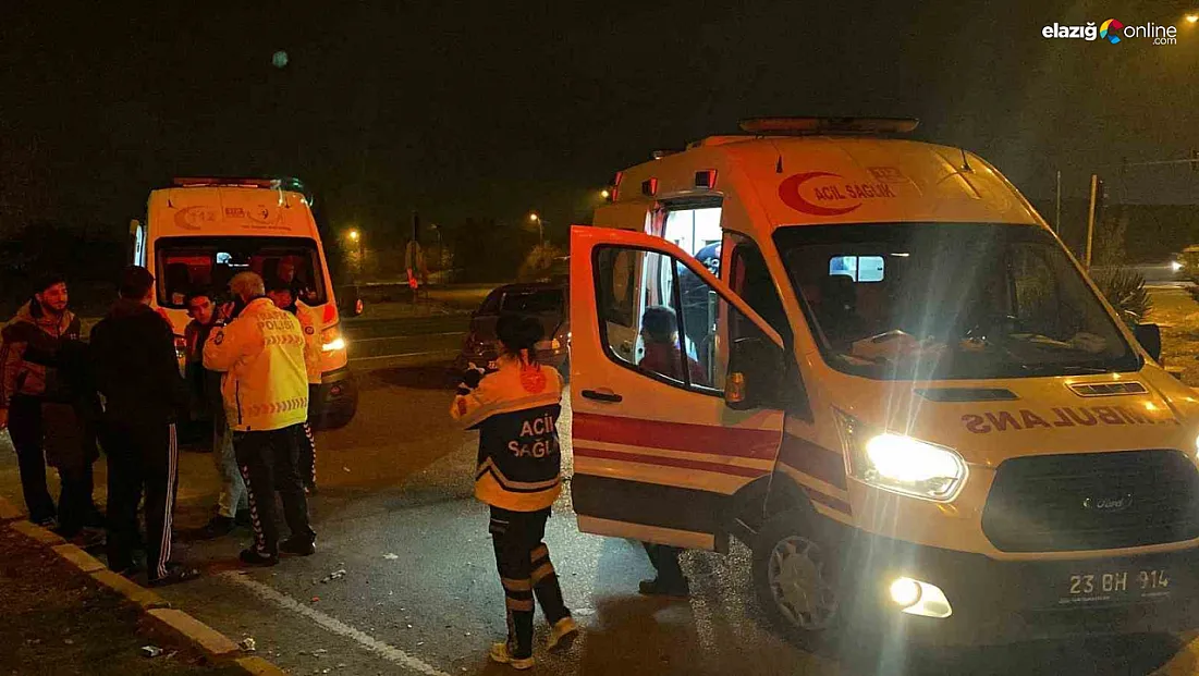 Elazığ’da Trafik Kazası: 2’si Çocuk 6 Yaralı