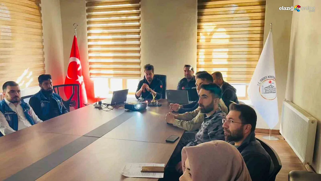 Maden’de TAMP Toplantısı: Afet Anında Koordinasyon Güçlendiriliyor!