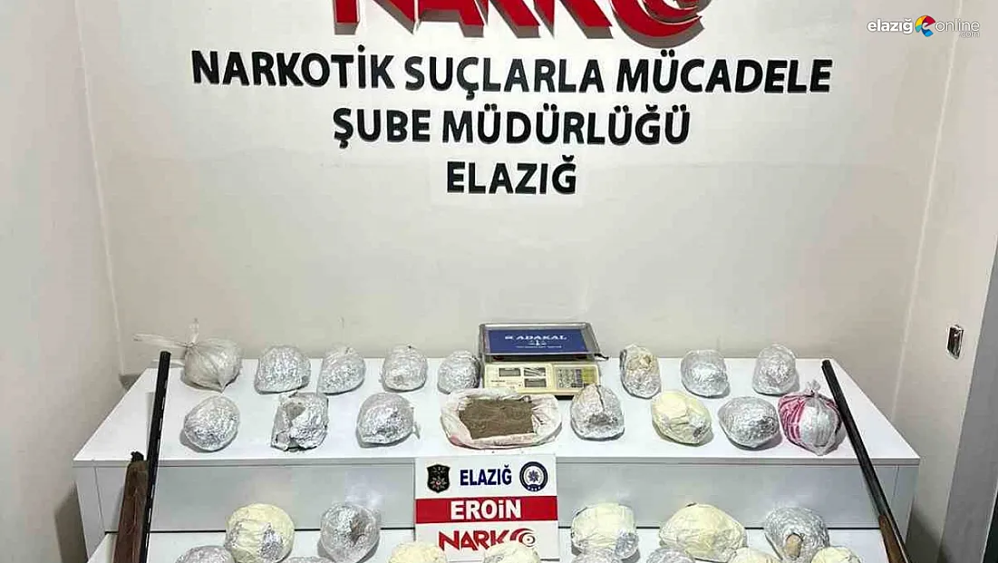 Adreslerden servet çıktı! Elazığ’da uyuşturucu şebekesine ağır darbe