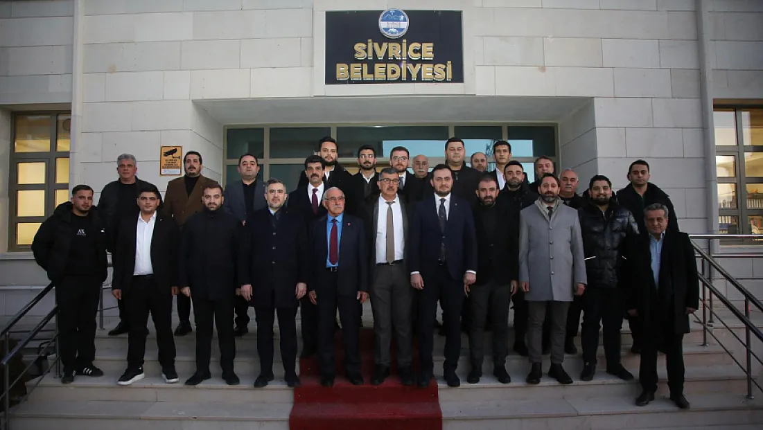 Maden ve Sivrice’de AK Parti rüzgarı: Hem teşkilatla buluştular hem esnafla