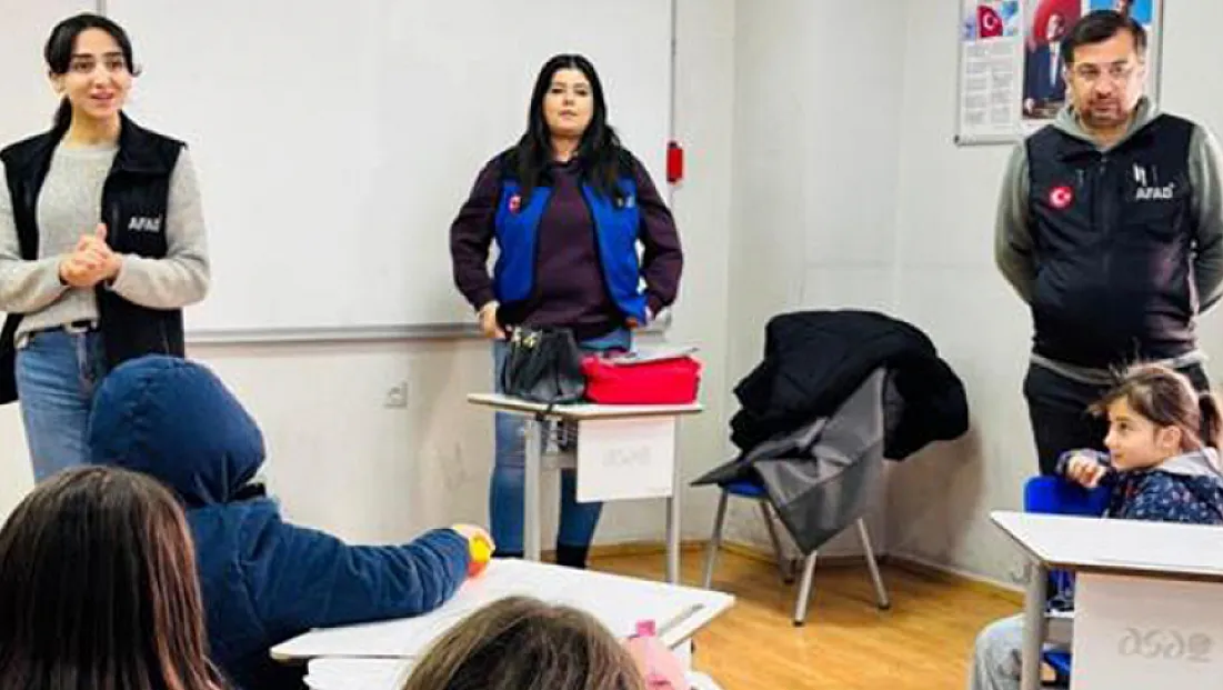 Elazığlı miniklere AFAD’dan hayati ders: 'Korkma, bilinçli ol'