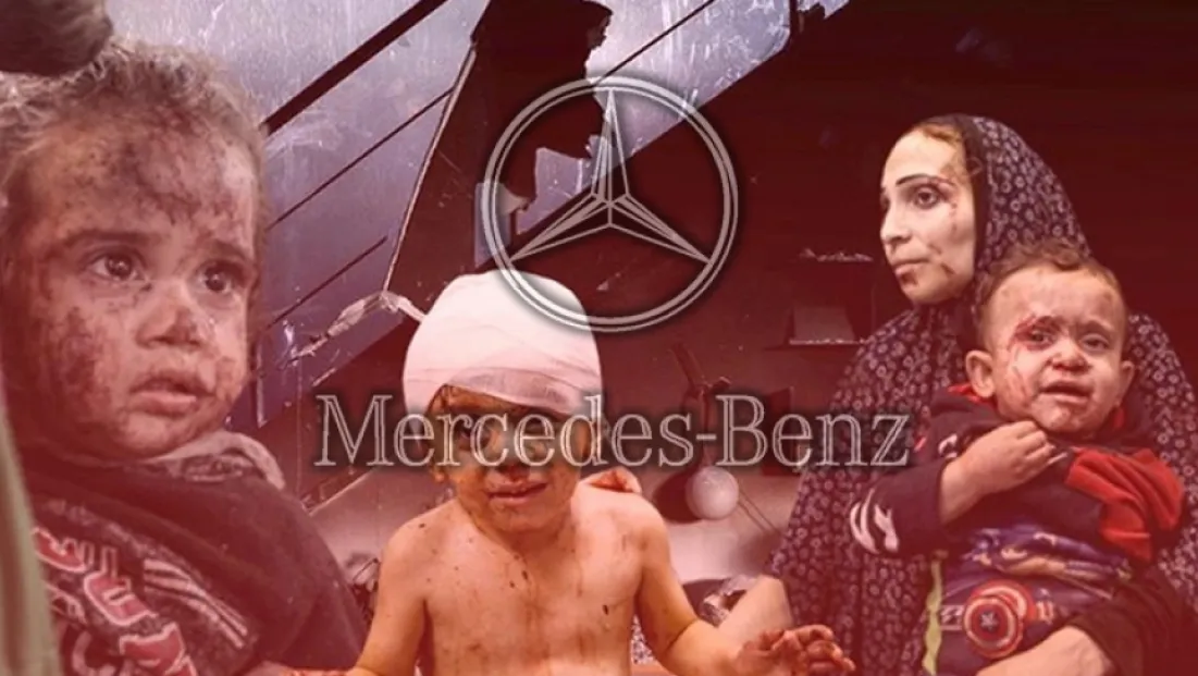Gazze'de katliam yapan İsrail'e Mercedes'ten 1 milyon euroluk yardım