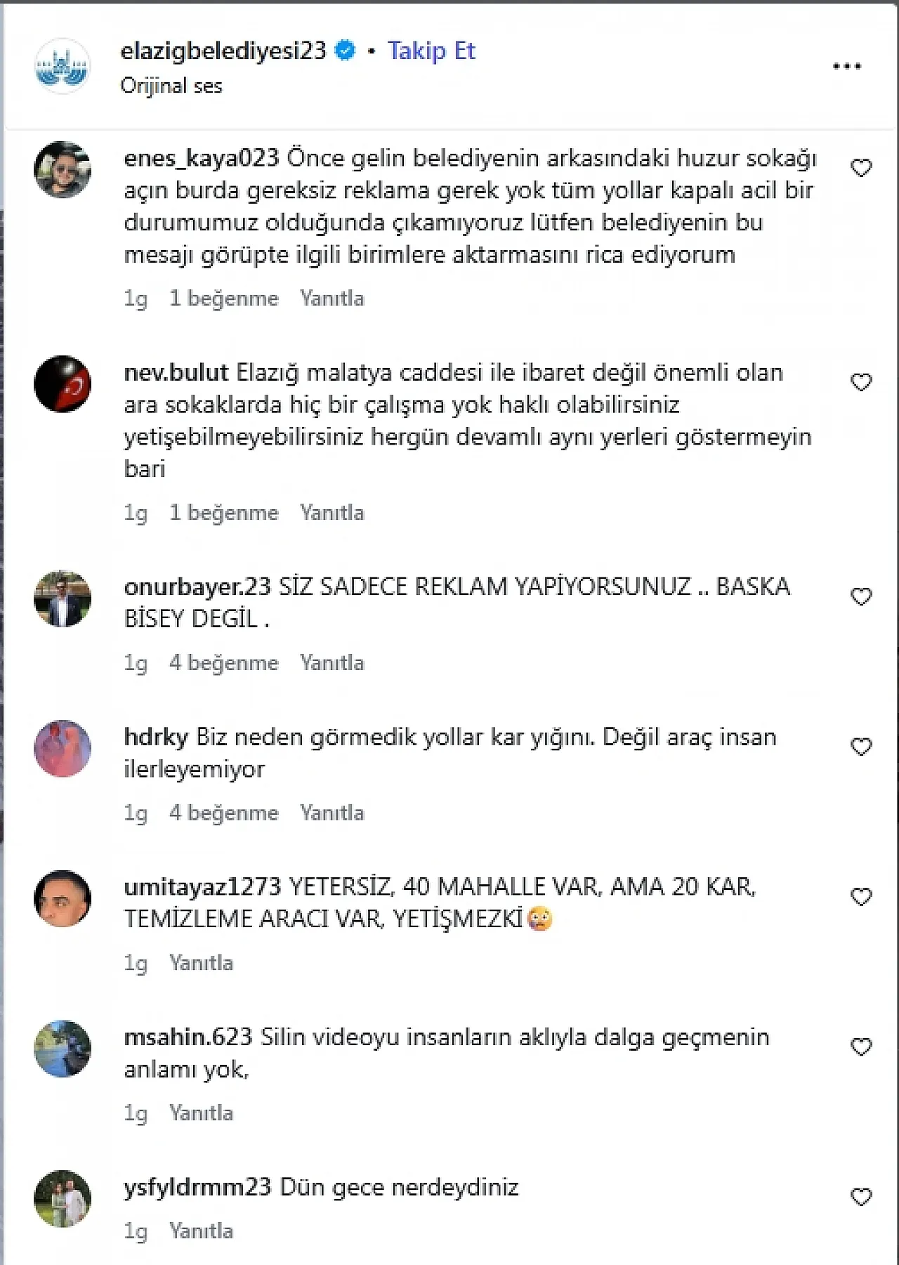 Biz demiyoruz, vatandaş diyor!