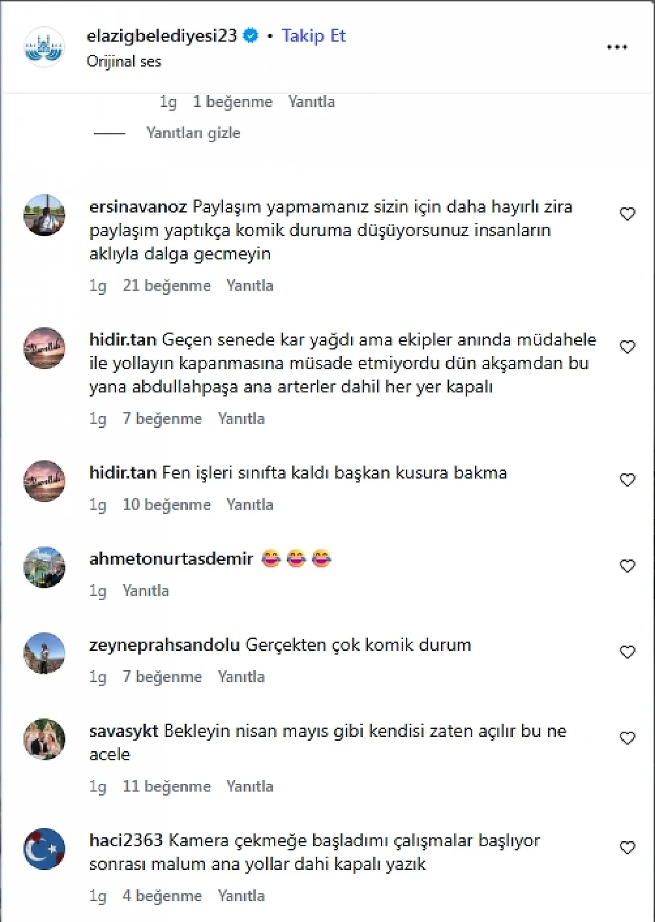 Biz demiyoruz, vatandaş diyor!