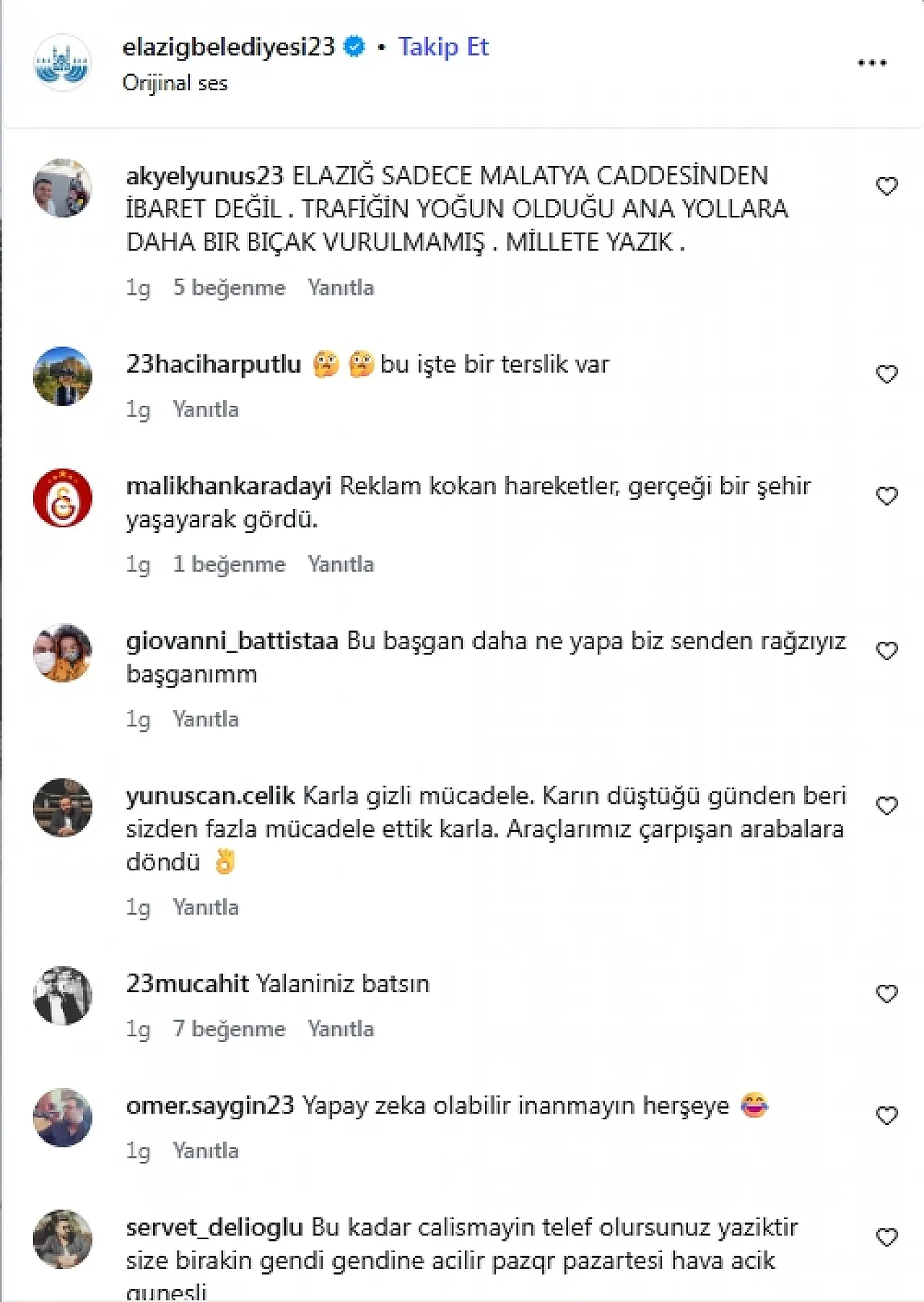 Biz demiyoruz, vatandaş diyor!