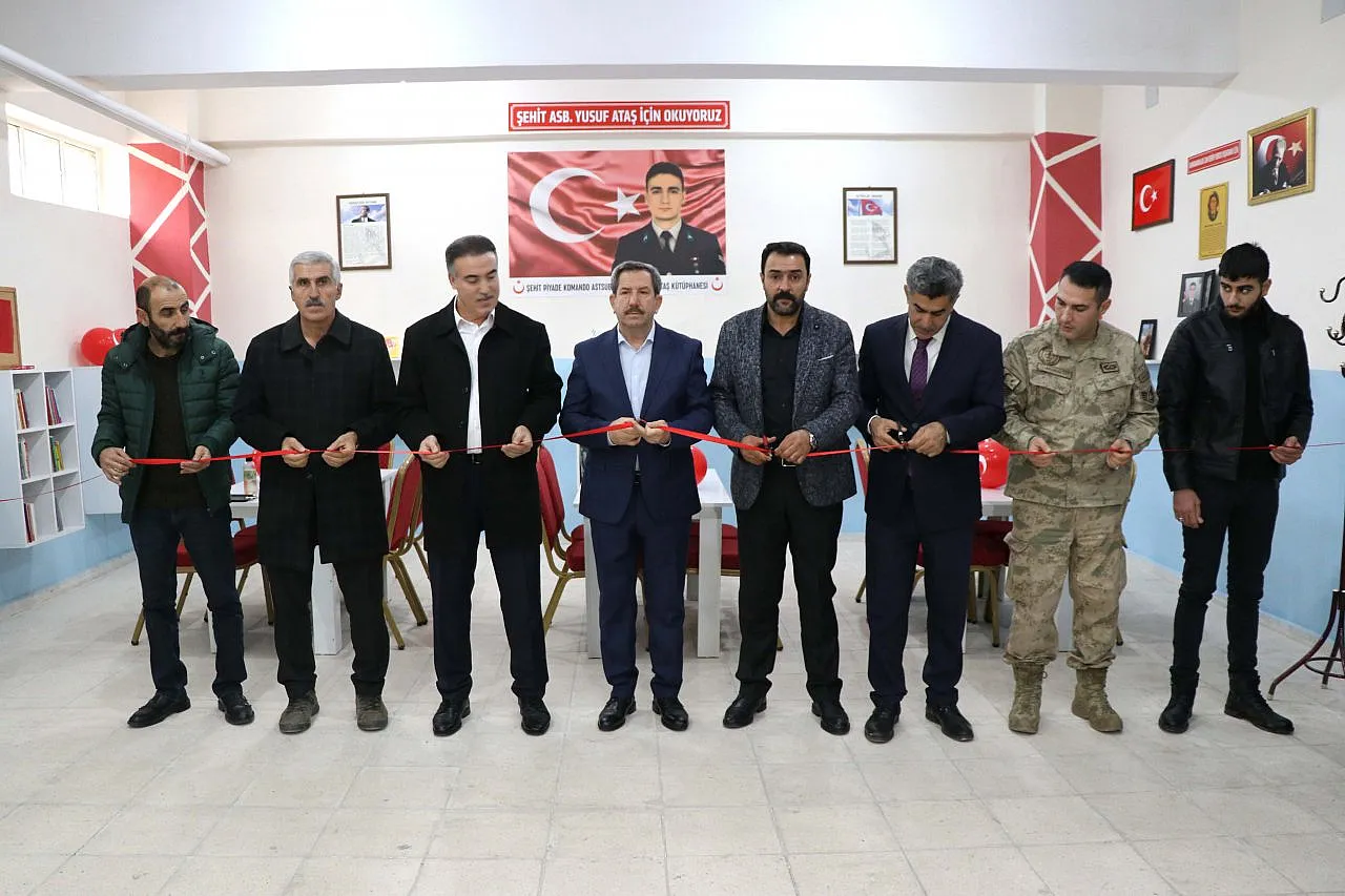 Şehit Yusuf Ataş'ın ismi okuduğu okulun kütüphanesinde yaşatılacak