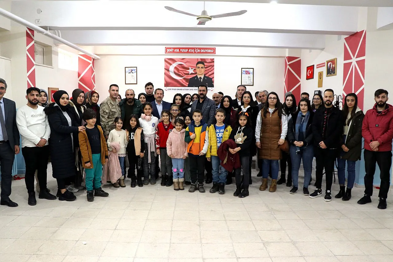 Şehit Yusuf Ataş'ın ismi okuduğu okulun kütüphanesinde yaşatılacak