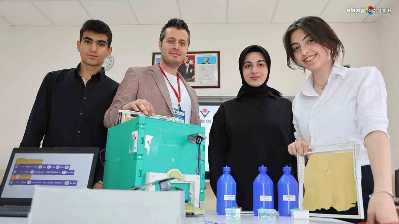 Türkiye Finaline Göz Kırptılar: Elazığlı Öğrencilerden Arıcılığa Yön Verecek Proje!