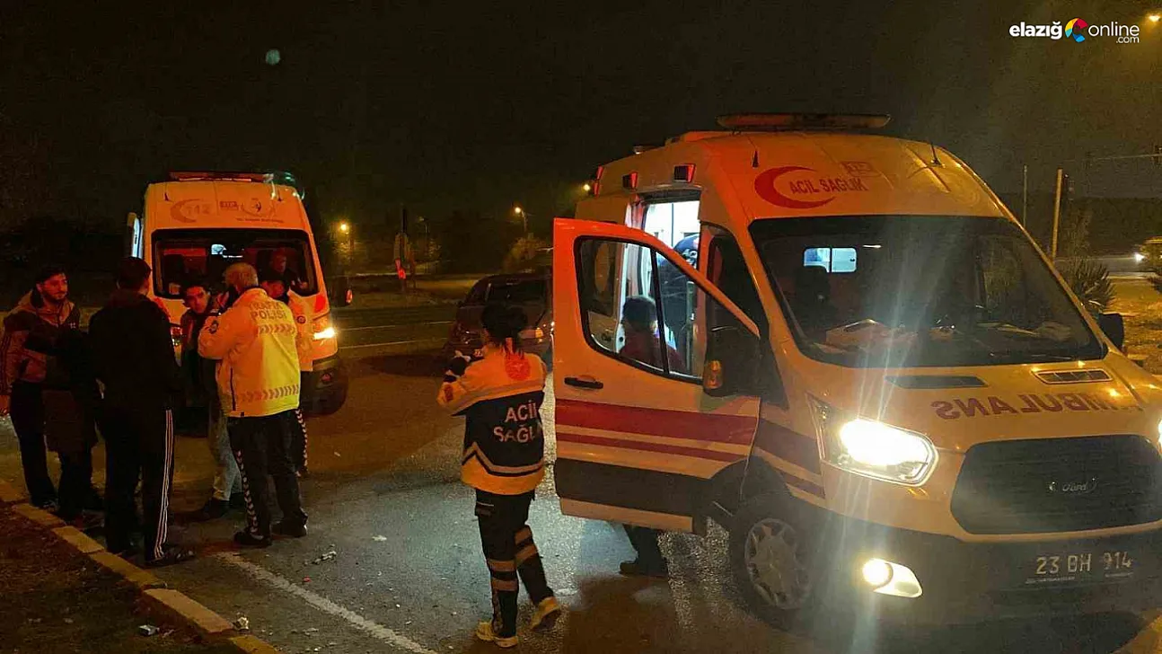Elazığ'da Trafik Kazası: 2'si Çocuk 6 Yaralı