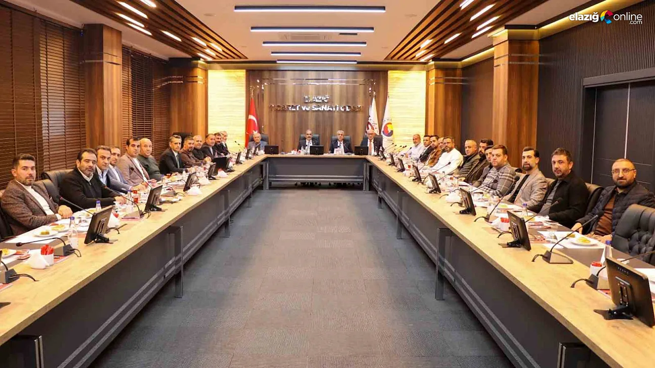 Elazığ TSO Kasım Ayı Meclisinde Ekonomik Gündem Masaya Yatırıldı