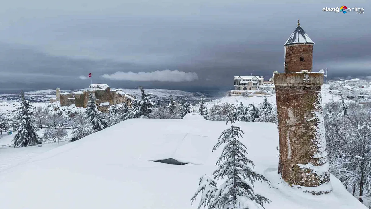 Soğuk, sert ve büyüleyici: İşte kar altındaki Harput