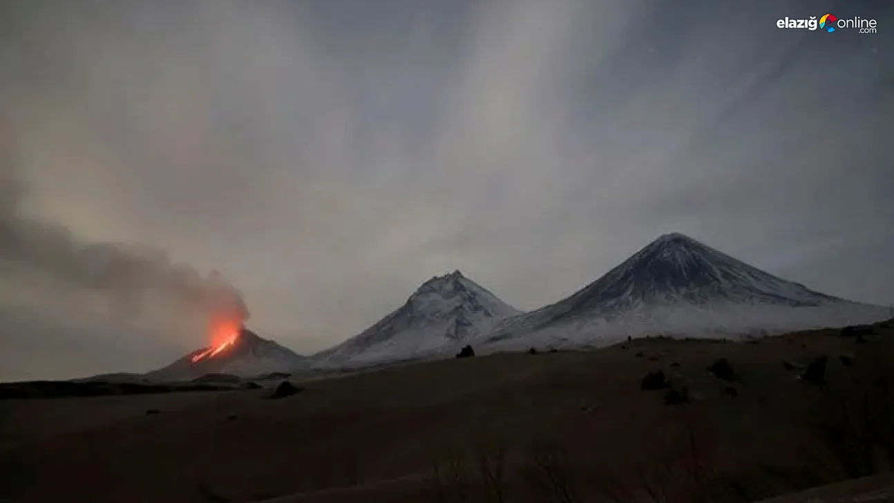 8.8'lik Depremin Ardından Klyuçevskaya Yanardağı Daha Da Aktifleşti