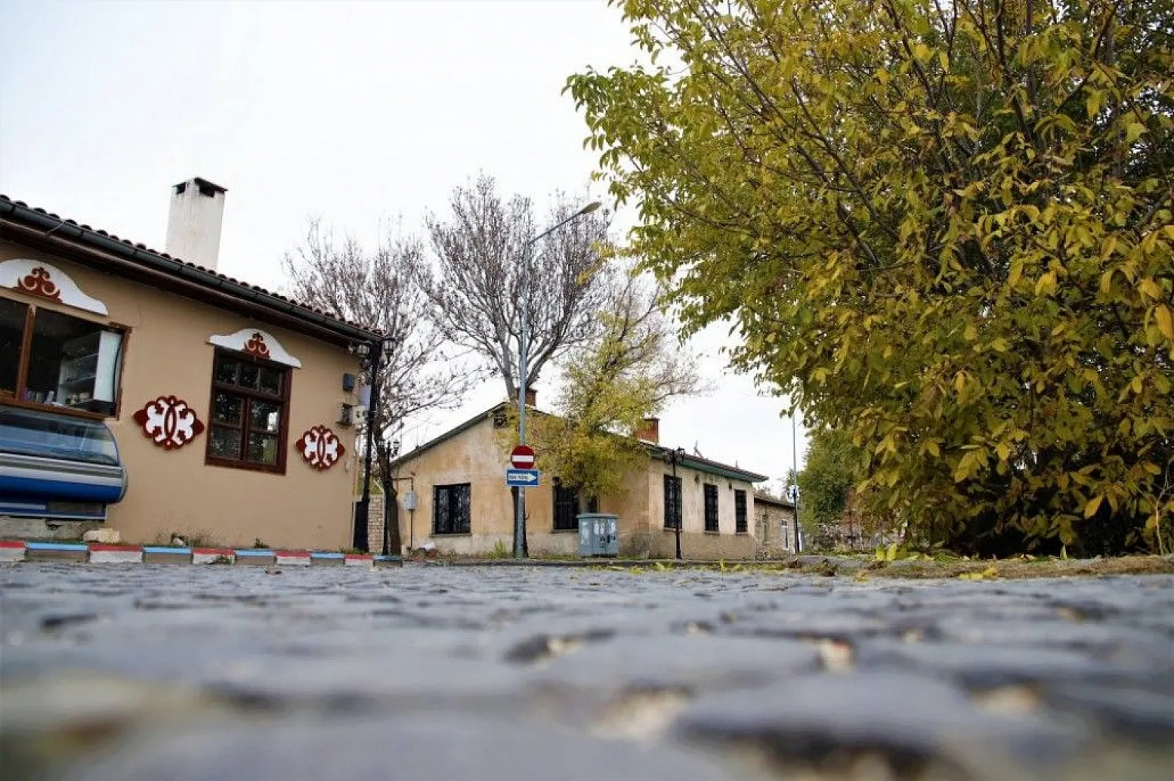 Sessizliğe bürünen Harput'ta sonbahar güzelliği