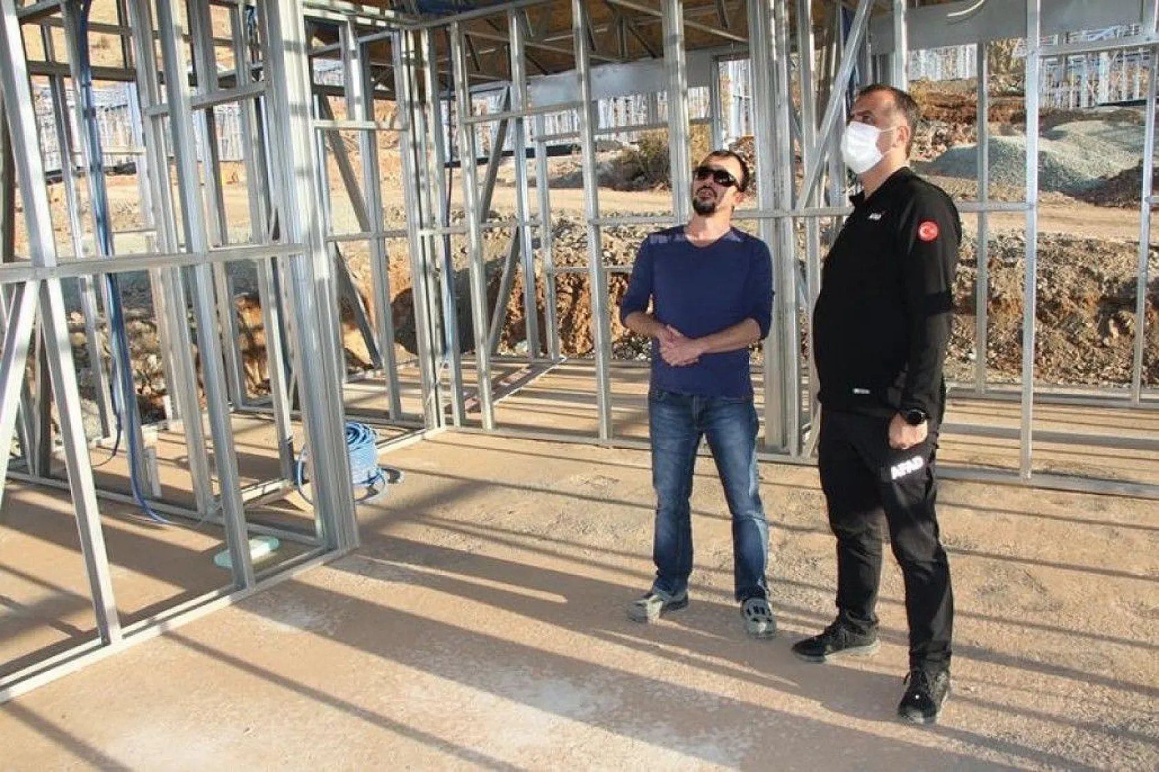 Köylerde de çelikten planlanan evler yükselmeye başladı