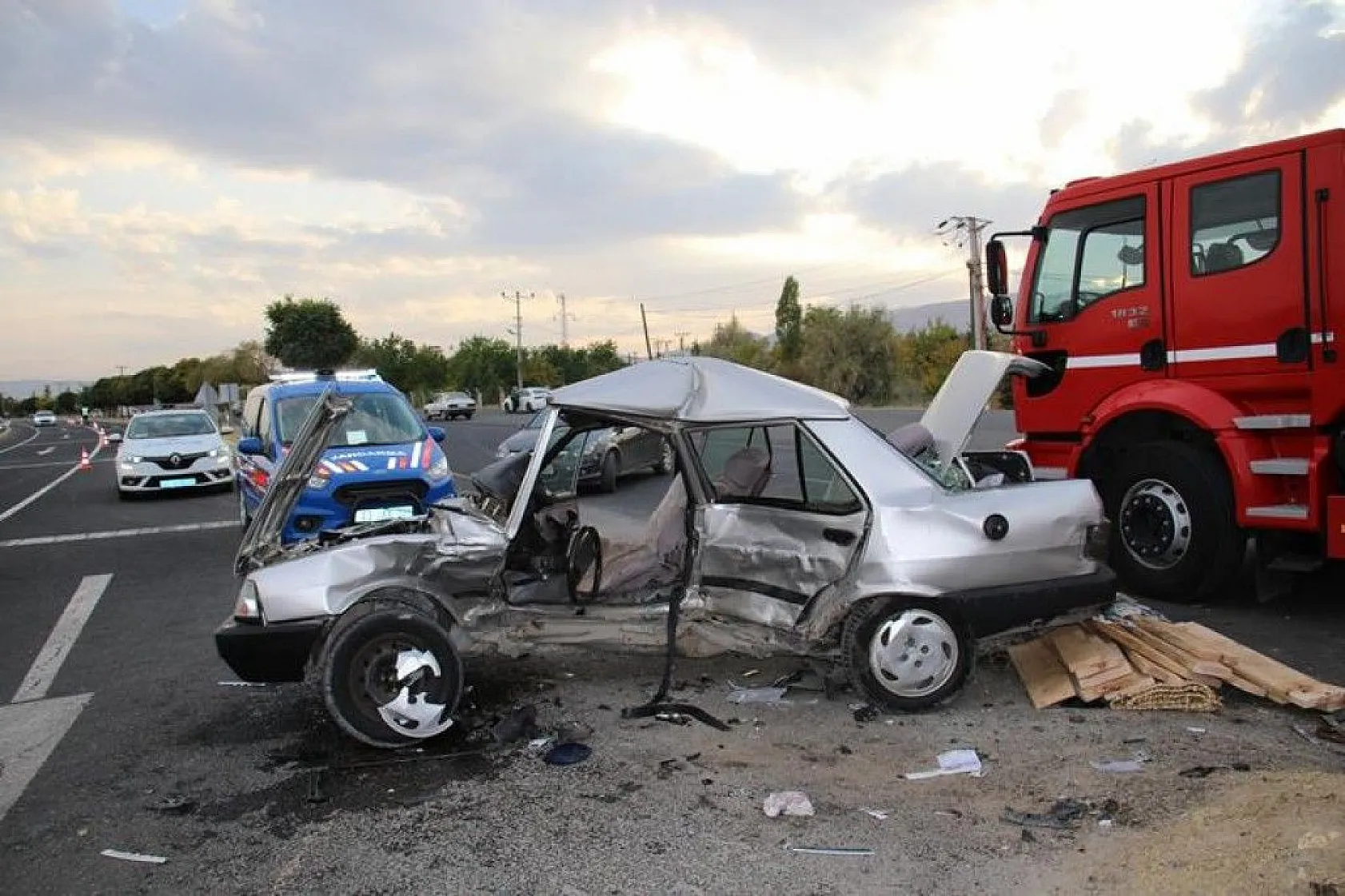 Meydana gelen trafik kazasında 1 kişi hayatını kaybetti