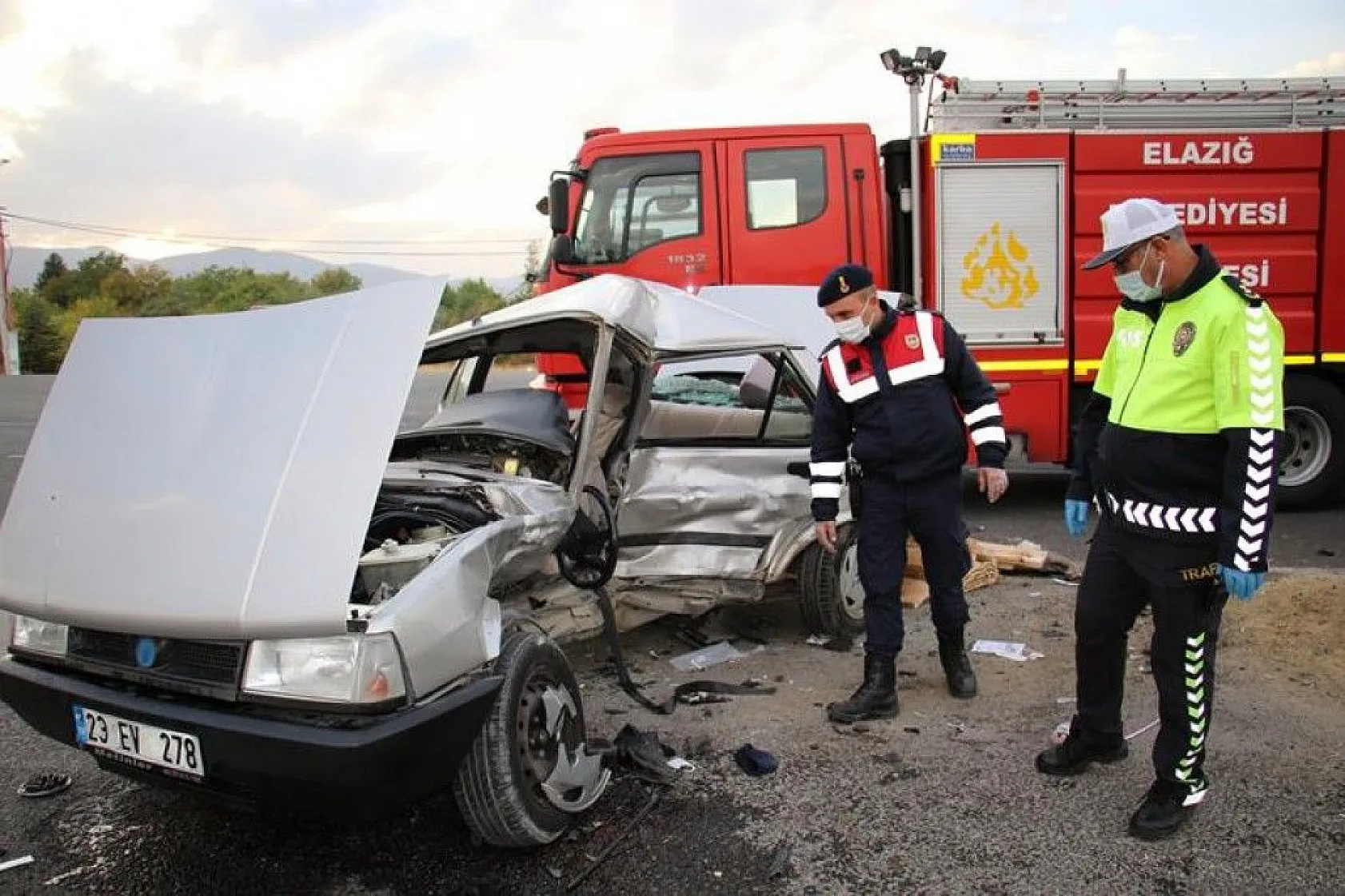 Meydana gelen trafik kazasında 1 kişi hayatını kaybetti