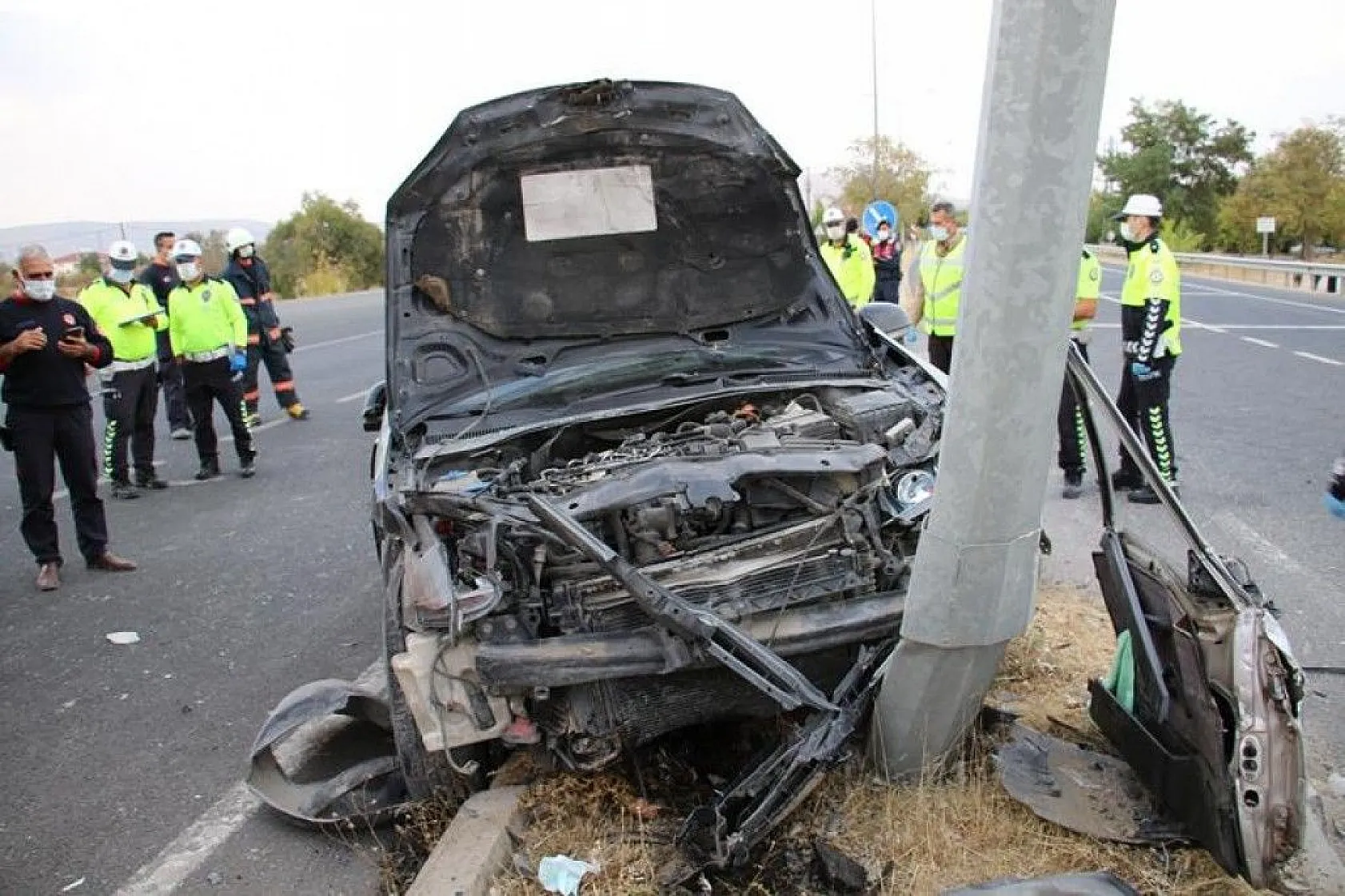 Meydana gelen trafik kazasında 1 kişi hayatını kaybetti