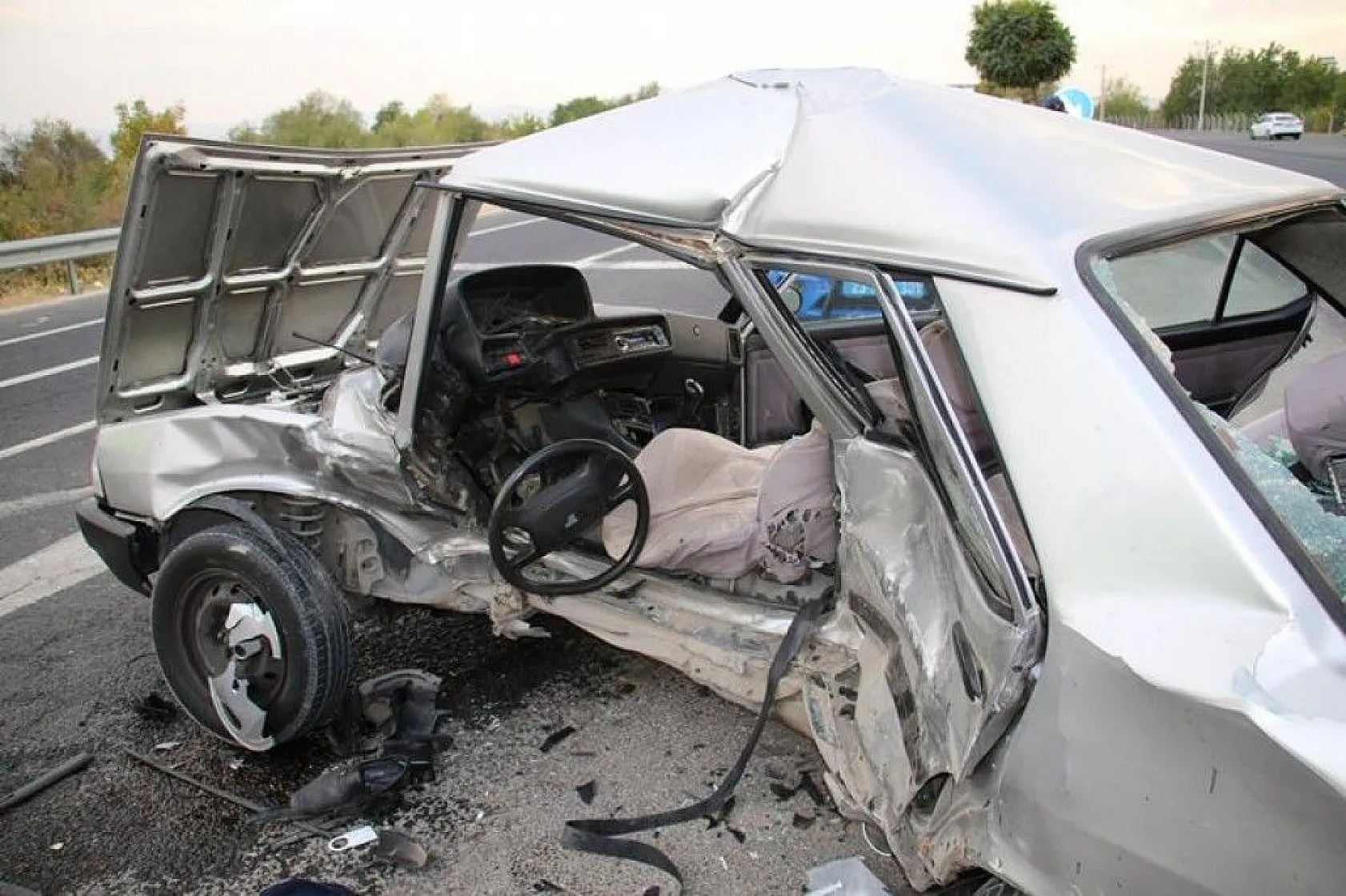 Meydana gelen trafik kazasında 1 kişi hayatını kaybetti
