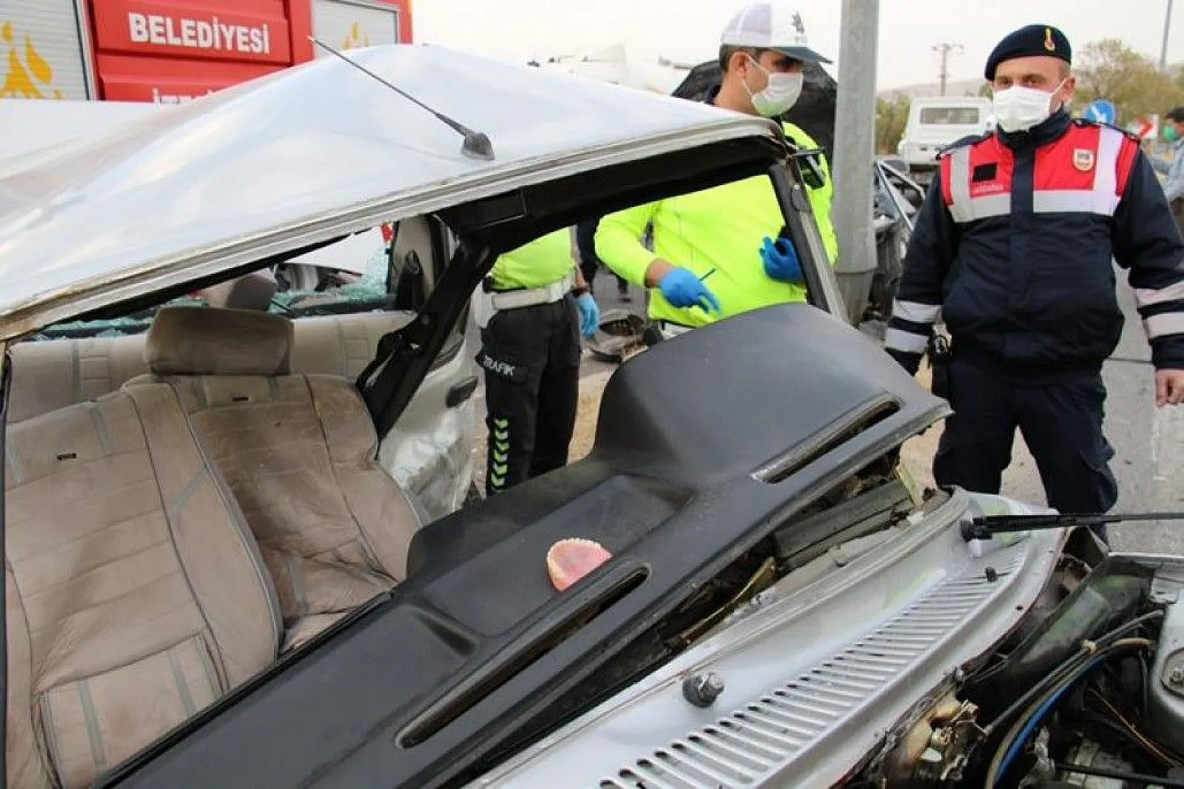 Meydana gelen trafik kazasında 1 kişi hayatını kaybetti