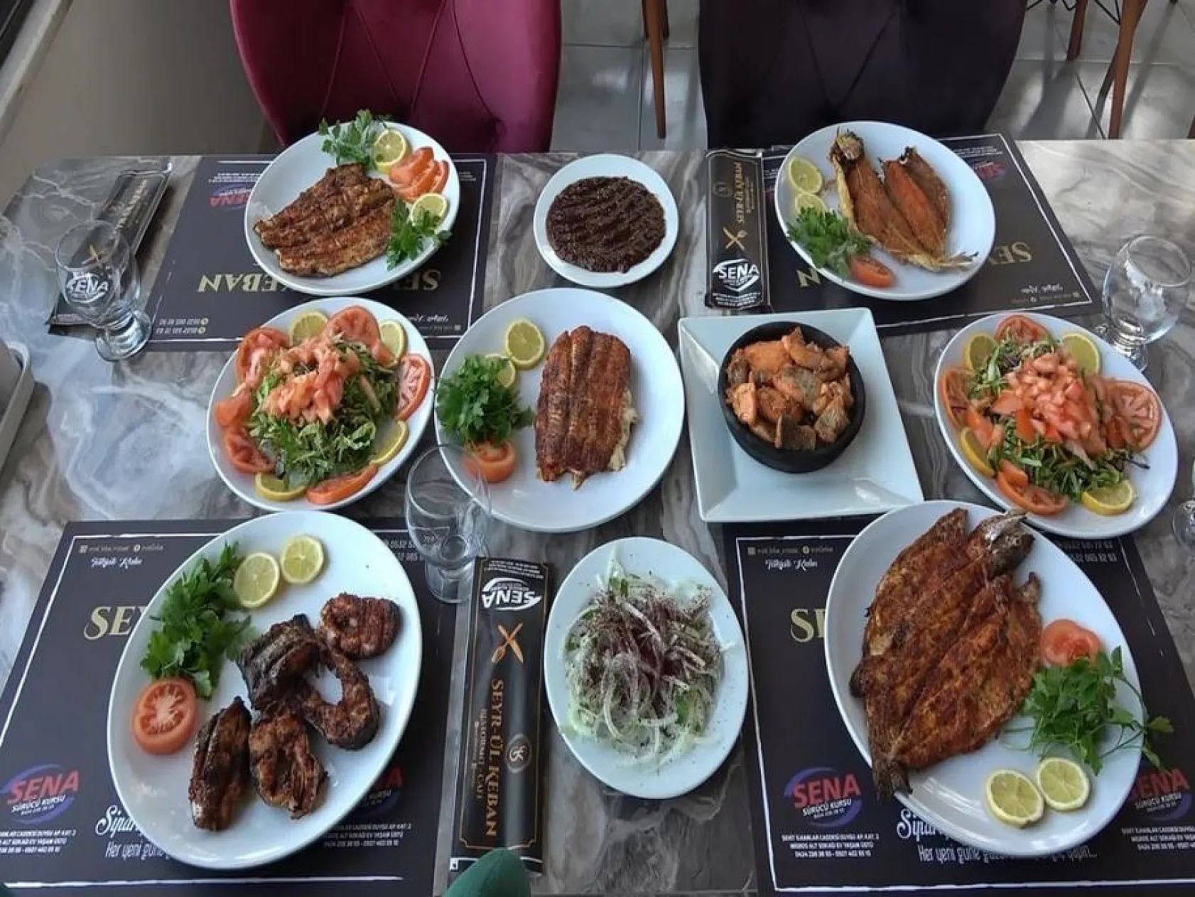 Güzel ilçemiz Keban, hem göze hem mideye hitap ediyor