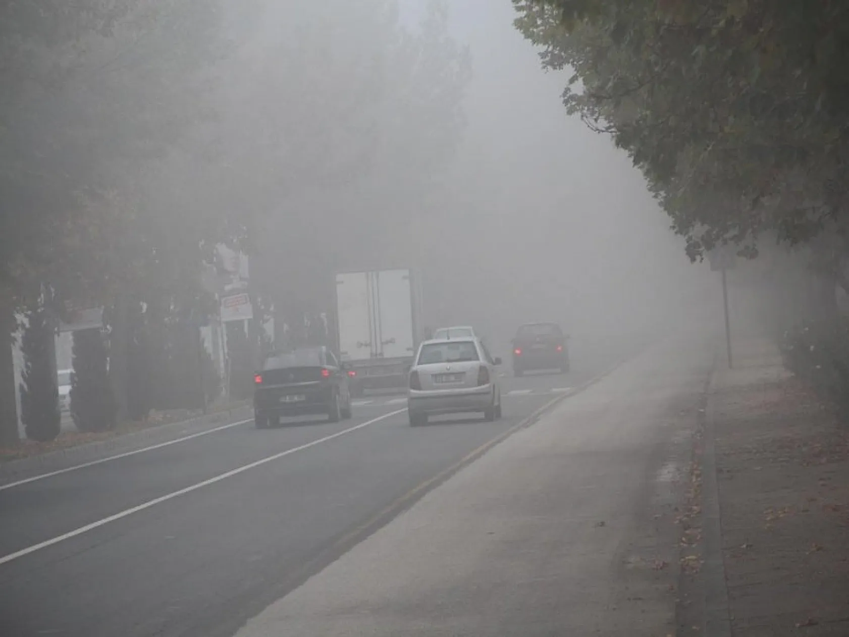 Elazığ'da sis ile sonbaharın buluşması doyumsuz, keyifli görüntüler oluşturdu