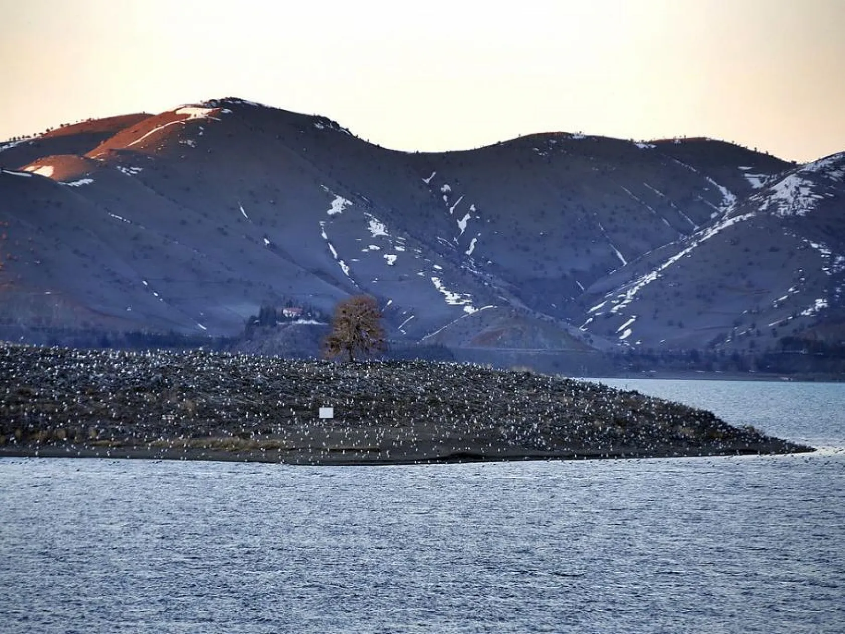 Elazığ Hazar Gölü doğal güzelliğiyle yılın on iki ayı ziyaretçilerini ağırlıyor