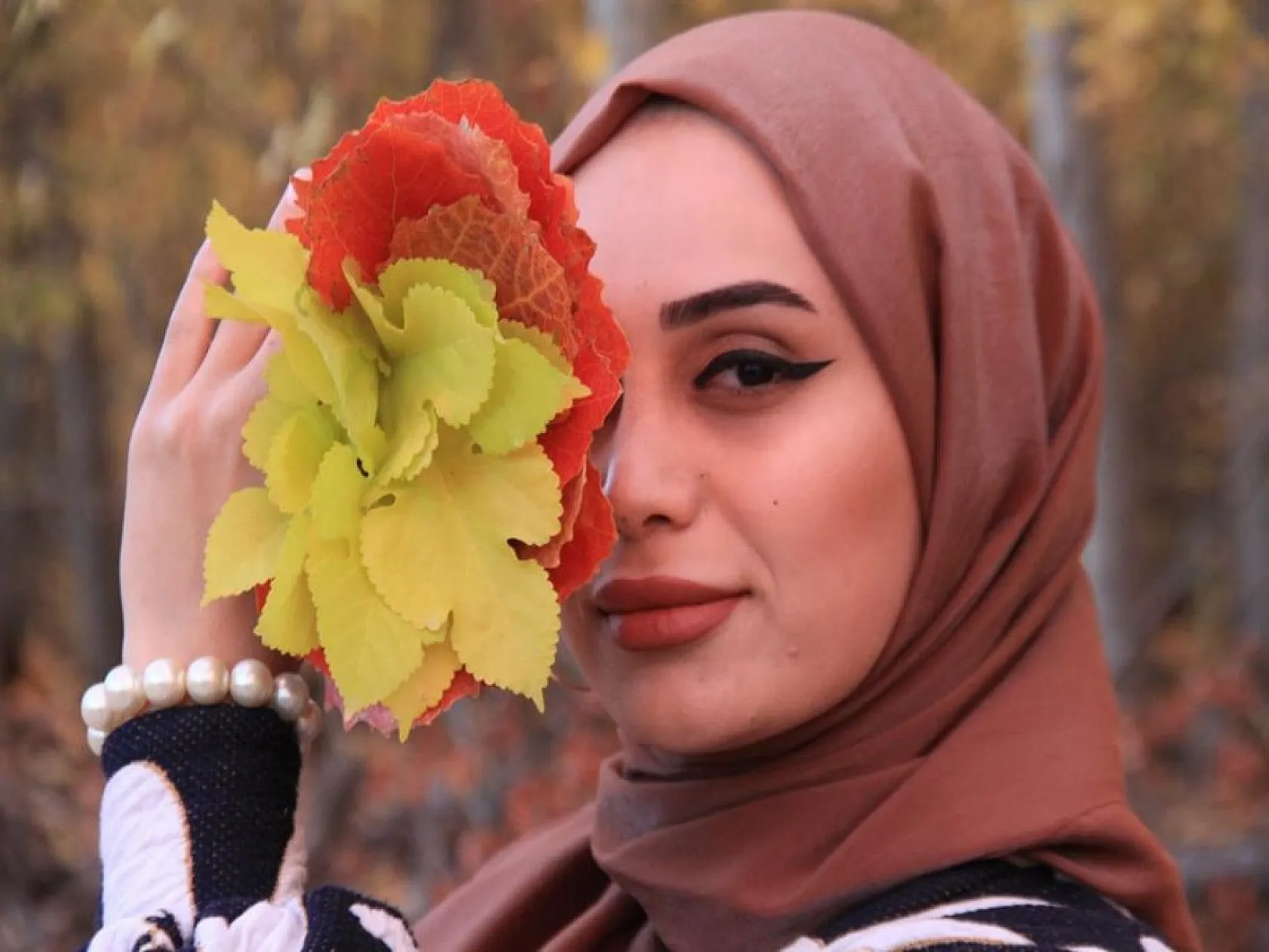 Elazığ'ın Beşik köyü sonbaharda görsel bir şölen sunuyor