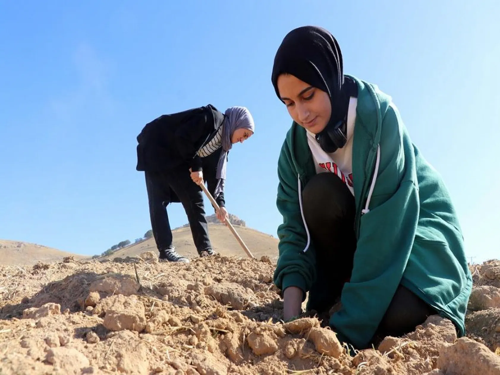 Elazığlı kadınlar atıl arazileri aromatik bitkilerle tarıma kazandırıyor
