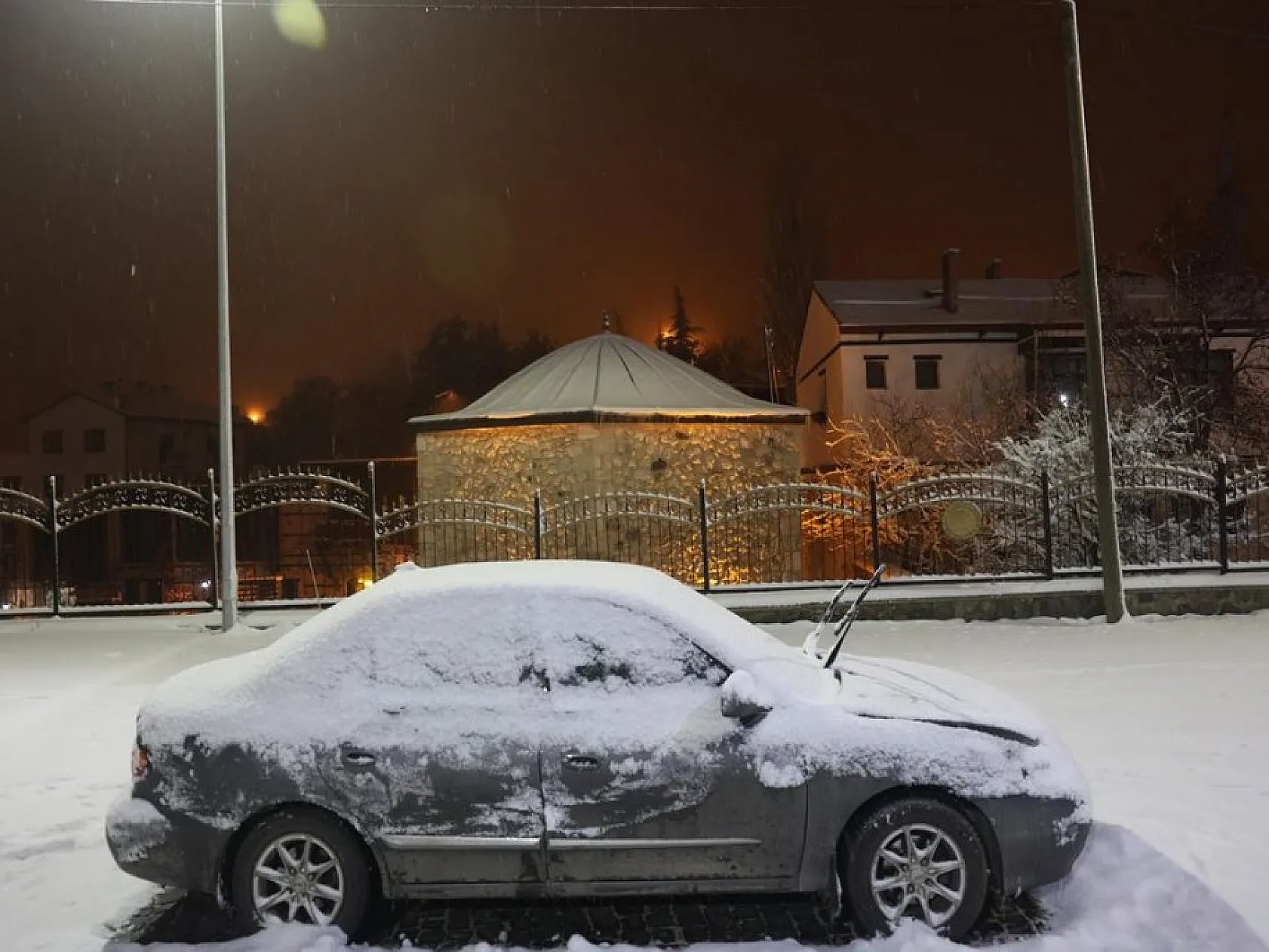 Harput adeta bir kış masalına dönüştü!