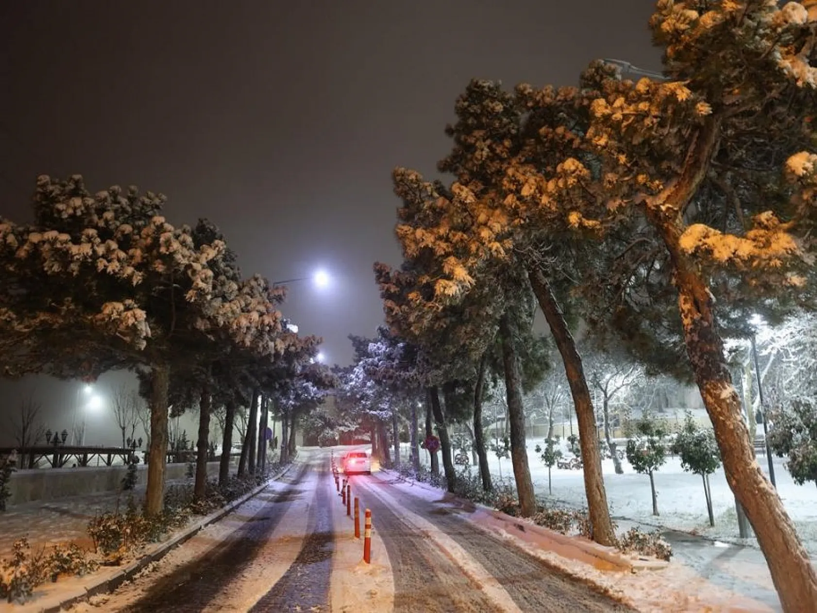 Harput adeta bir kış masalına dönüştü!