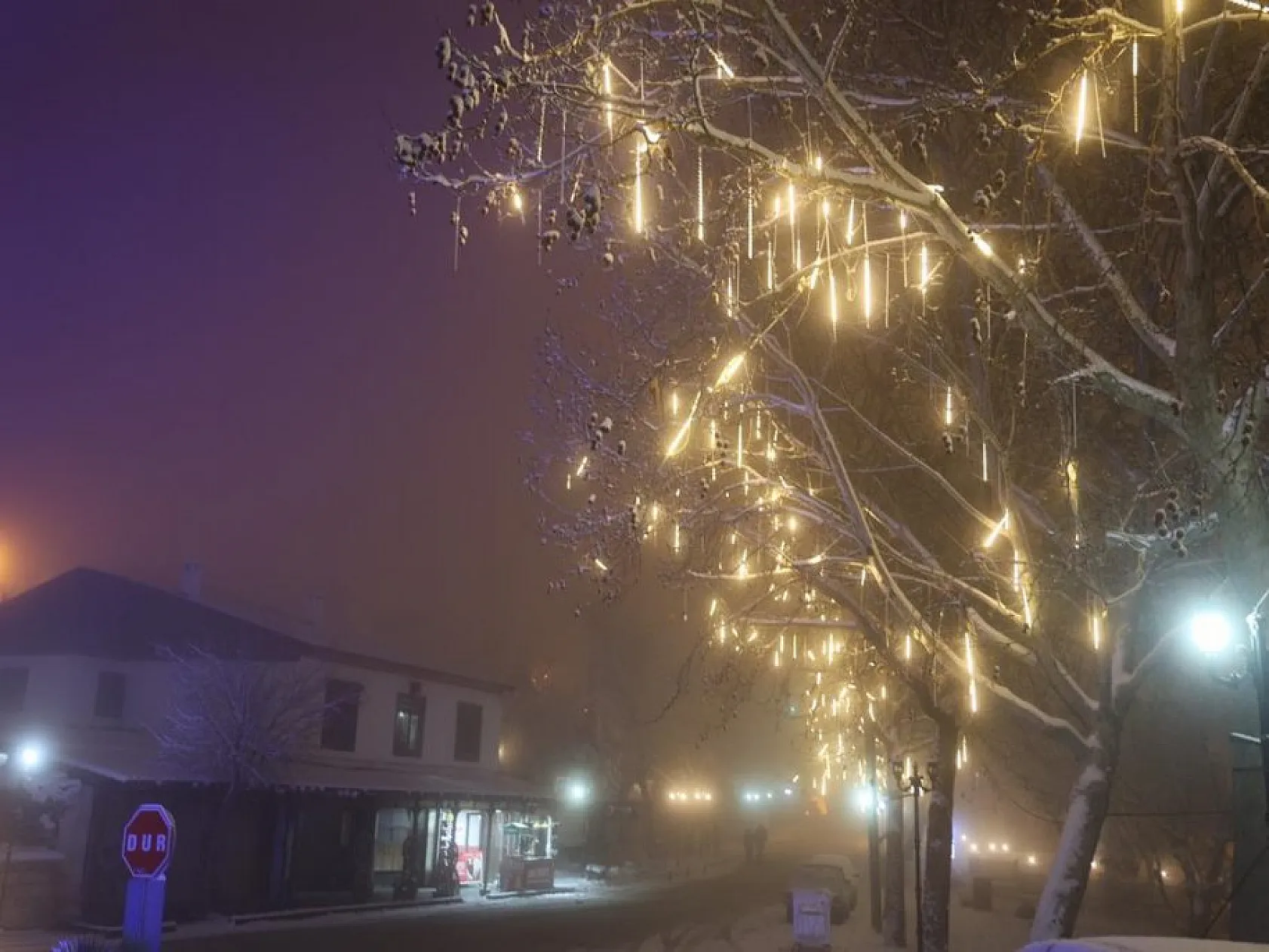 Harput adeta bir kış masalına dönüştü!