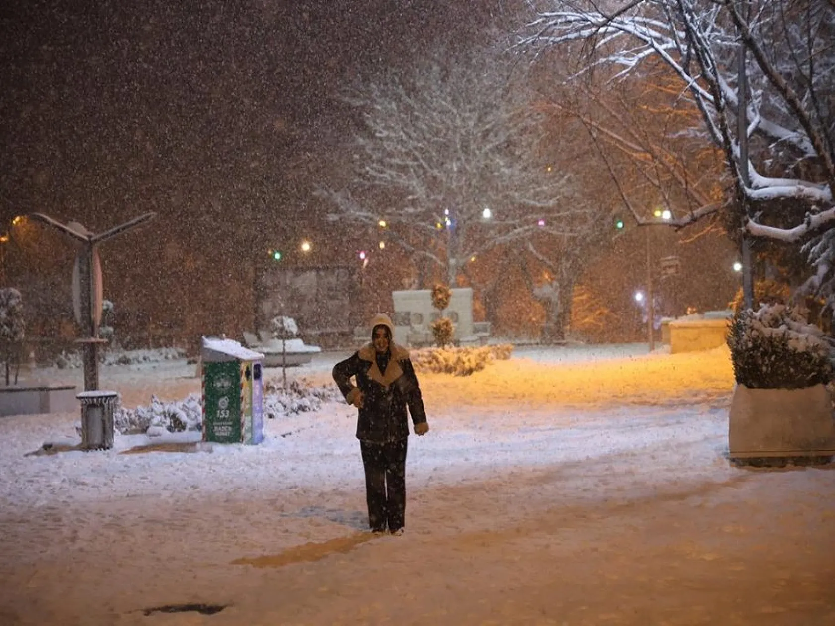 Harput adeta bir kış masalına dönüştü!