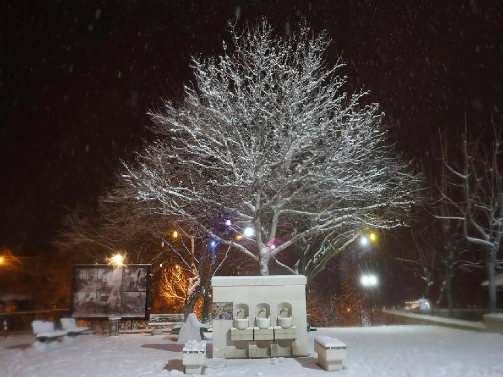 Harput adeta bir kış masalına dönüştü!