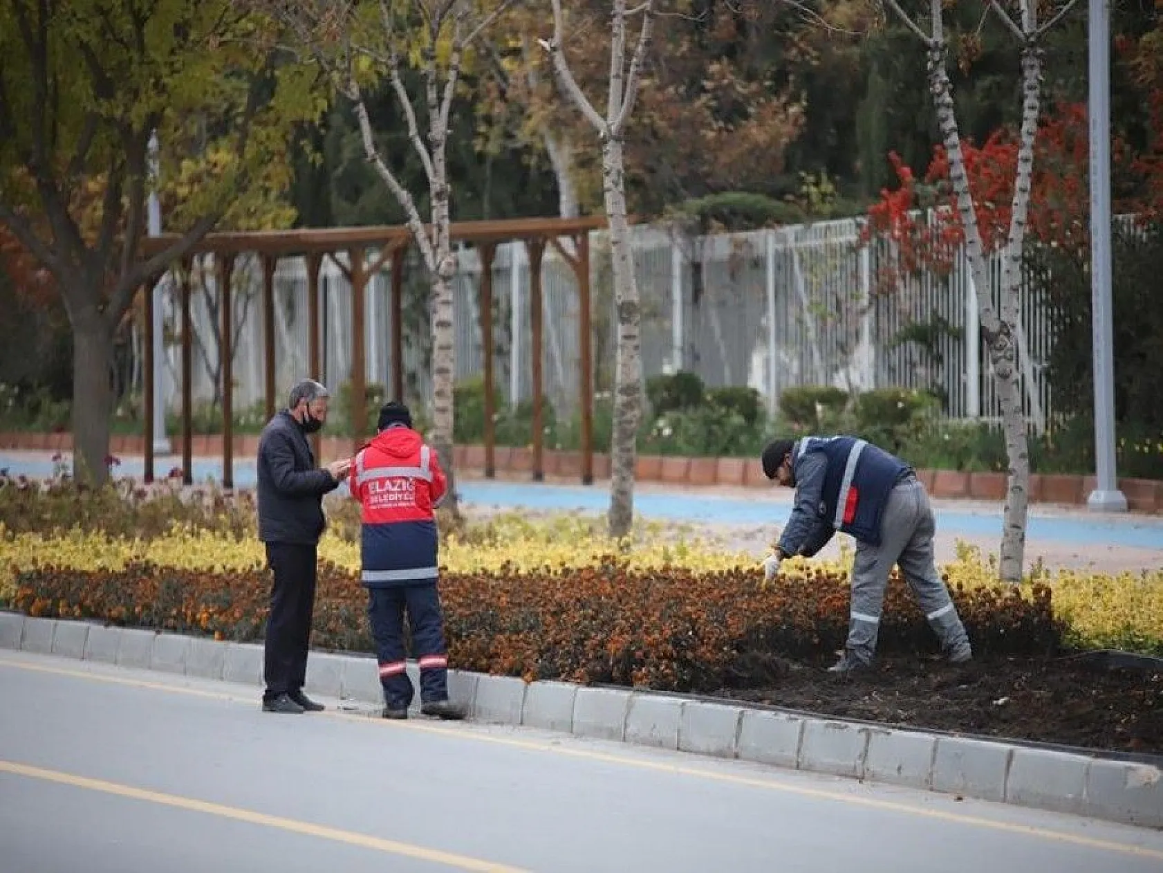 Sessizliğe bürünen kent drone ile havadan görüntülendi