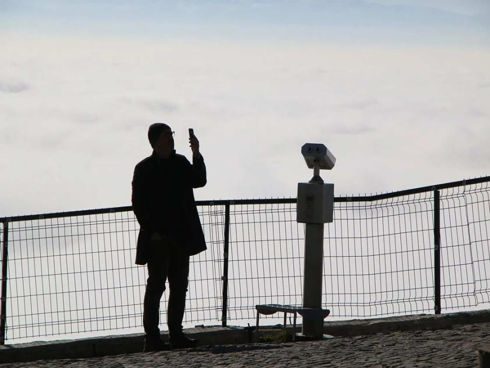 Elazığ sis denizinde kayboldu, eşsiz görüntüler oluştu