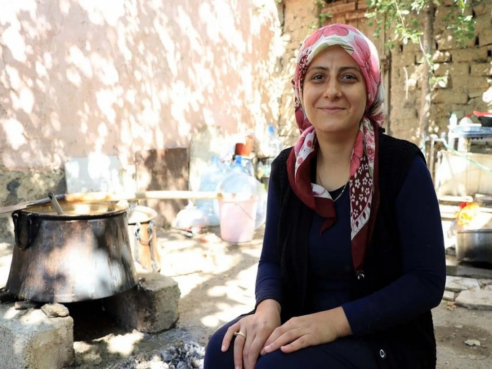 Elazığ'da kazanlar 'orcik' yapımı için kaynıyor